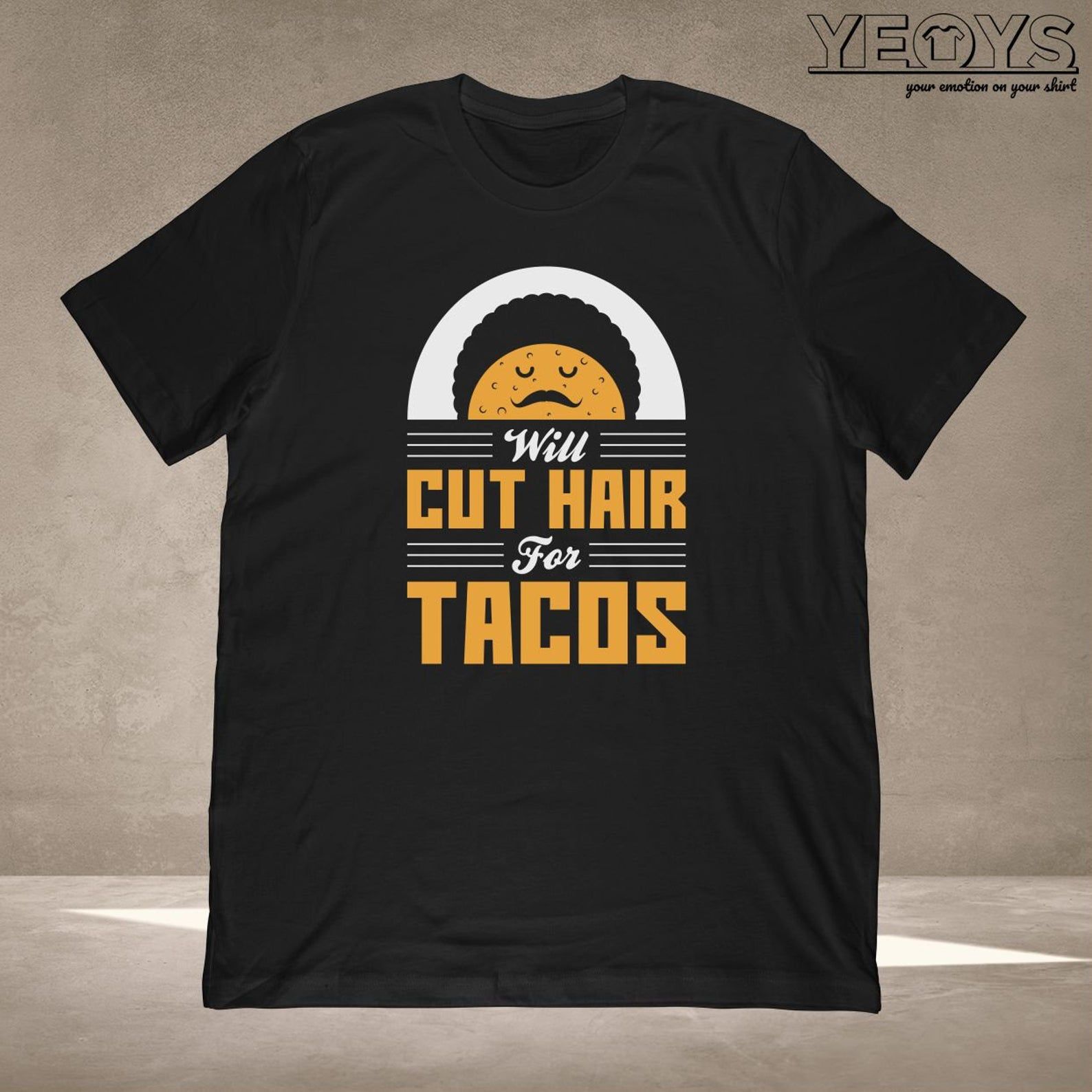 Will Cut Hair For Tacos T-Shirt | Barber And Hairdresser Gift For Barbers Hair Stylists Hairdressers | Unisex Tee Tank Top