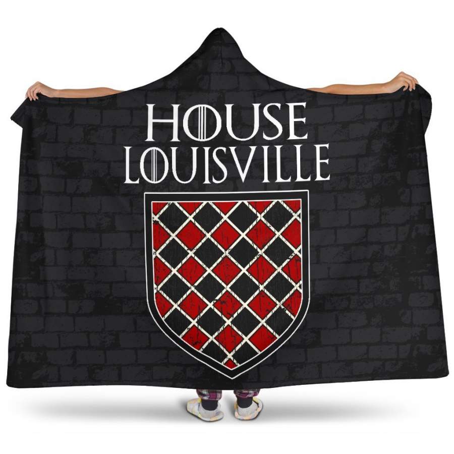 Louisville Fans Unofficial House Louisville Hoodie Blanket Snuggie