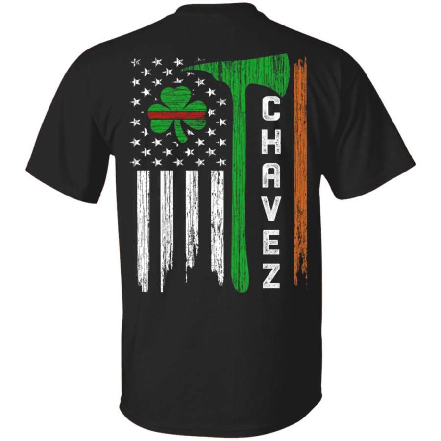 Firefighter St Patrick Day Personalized Text Tees Hoodies