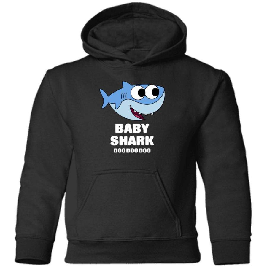 Baby Shark Song Doo doo doo Family Dance for Boy Girl Custom Graphic, Saying Quote, slogan, Plus Size, Boy, Girl Toddler Hoodie, TeeEver