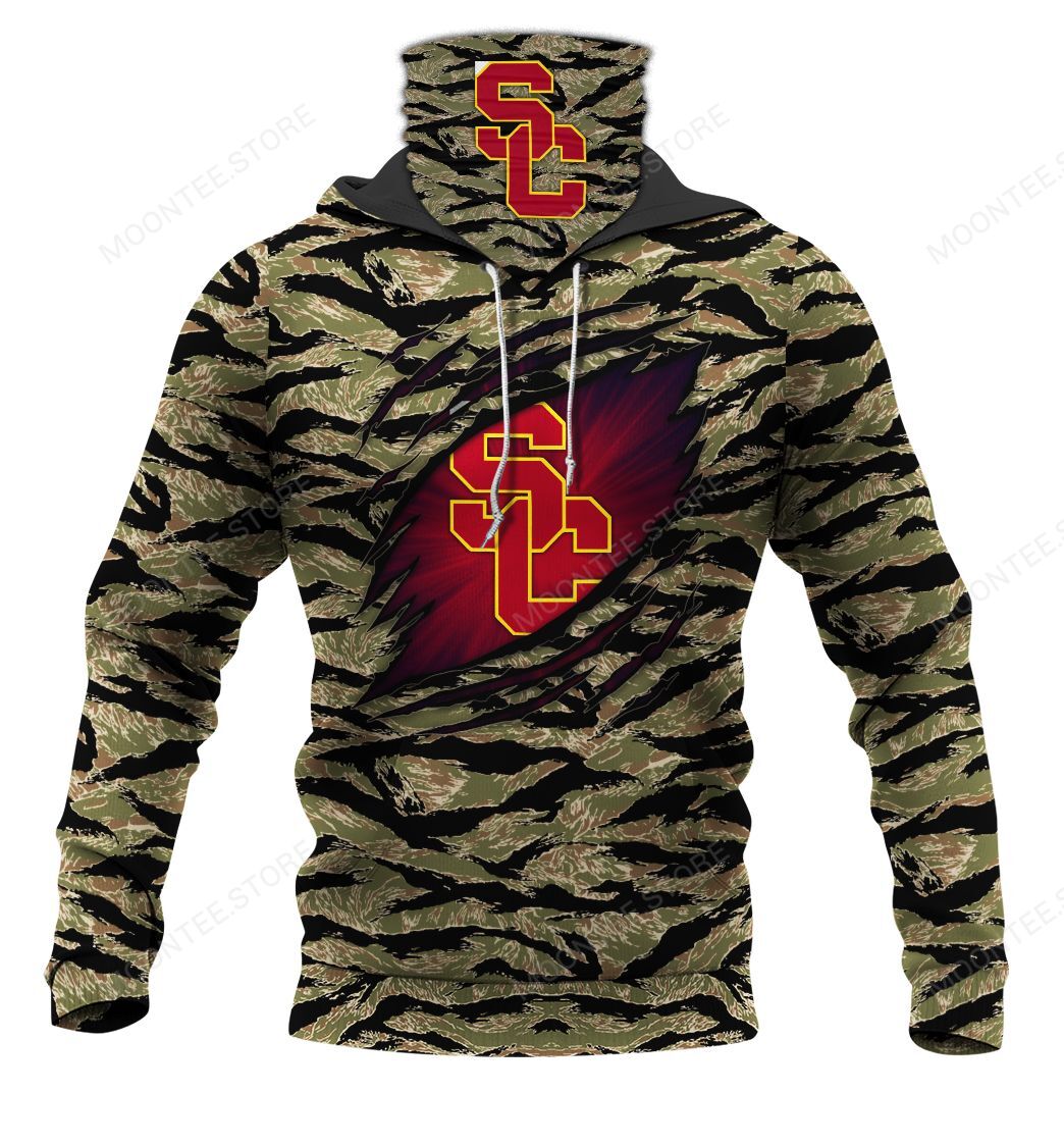 04USCTrojans005 | Tiger Camouflage | CUSTOMIZE YOUR NAME & NUMBER | HOT SALE 3D PRINTED