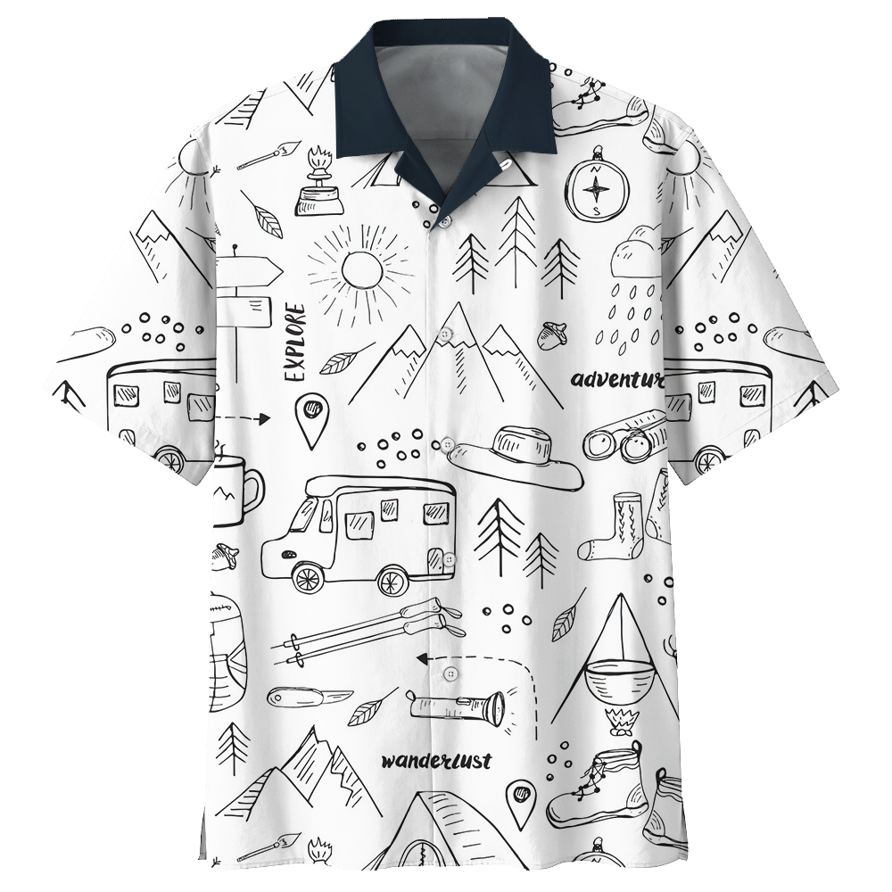 Camping Hawaii Shirt Ha110816