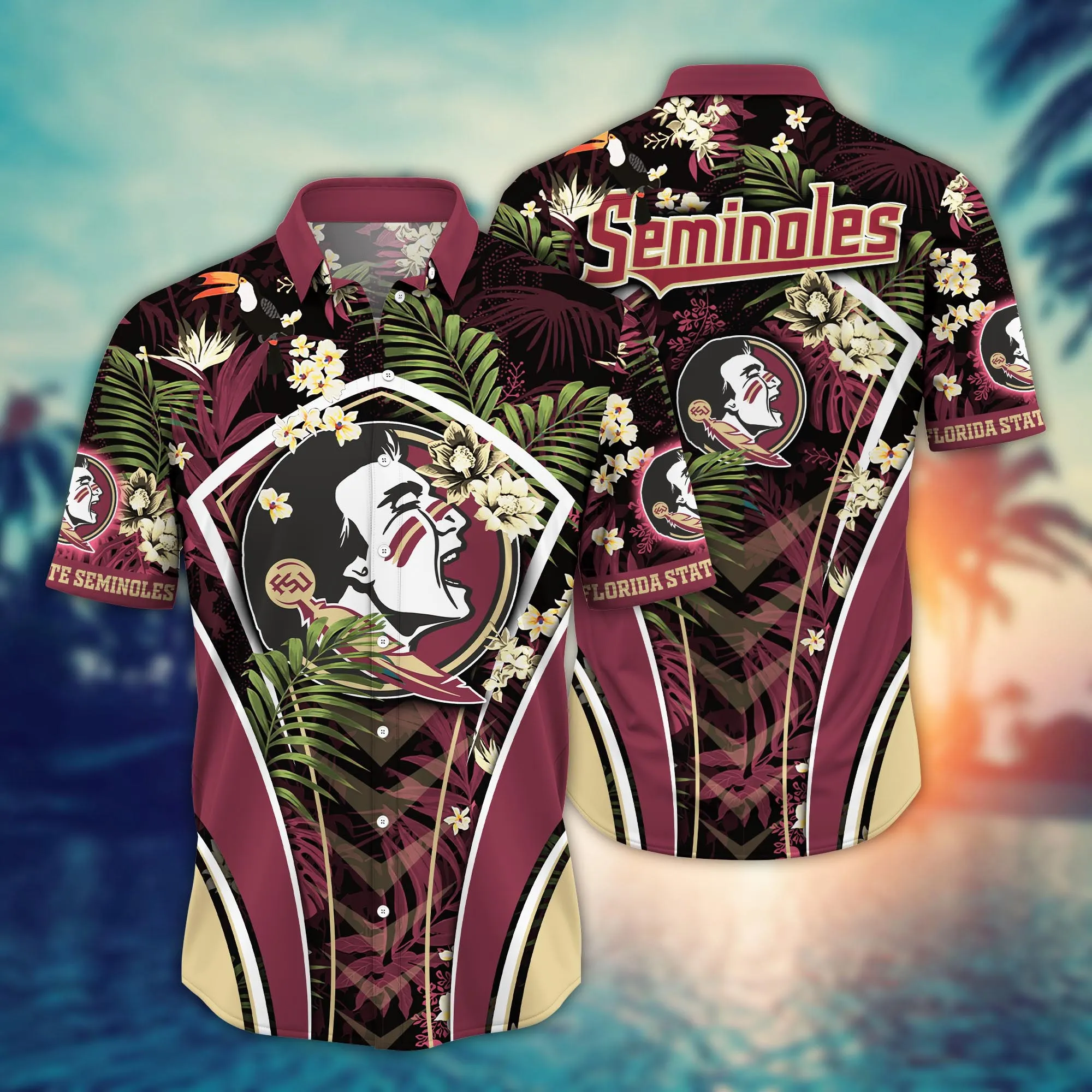 Florida State Seminoles NCAA Hawaiian Shirt Solstice Aloha Shirt