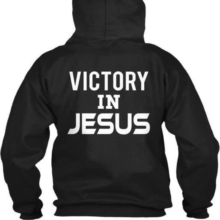 Victory In Jesus – Gildan Hoodie Sweatshirt