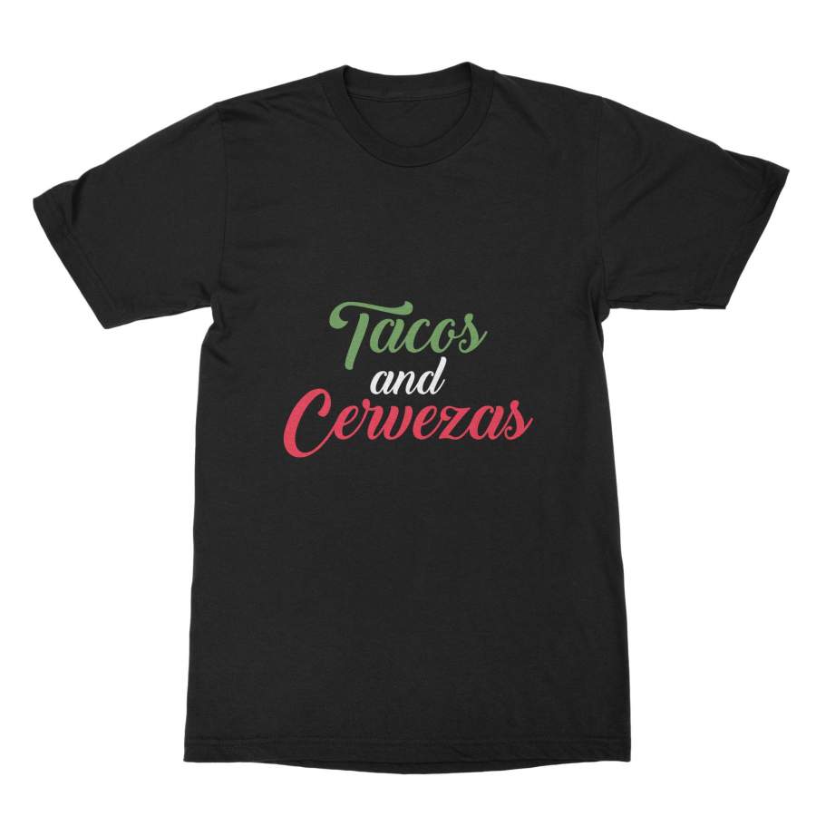 Tacos and Cerveza Shirt Taco and Tequila Shirt Cinco de Mayo Tshirt