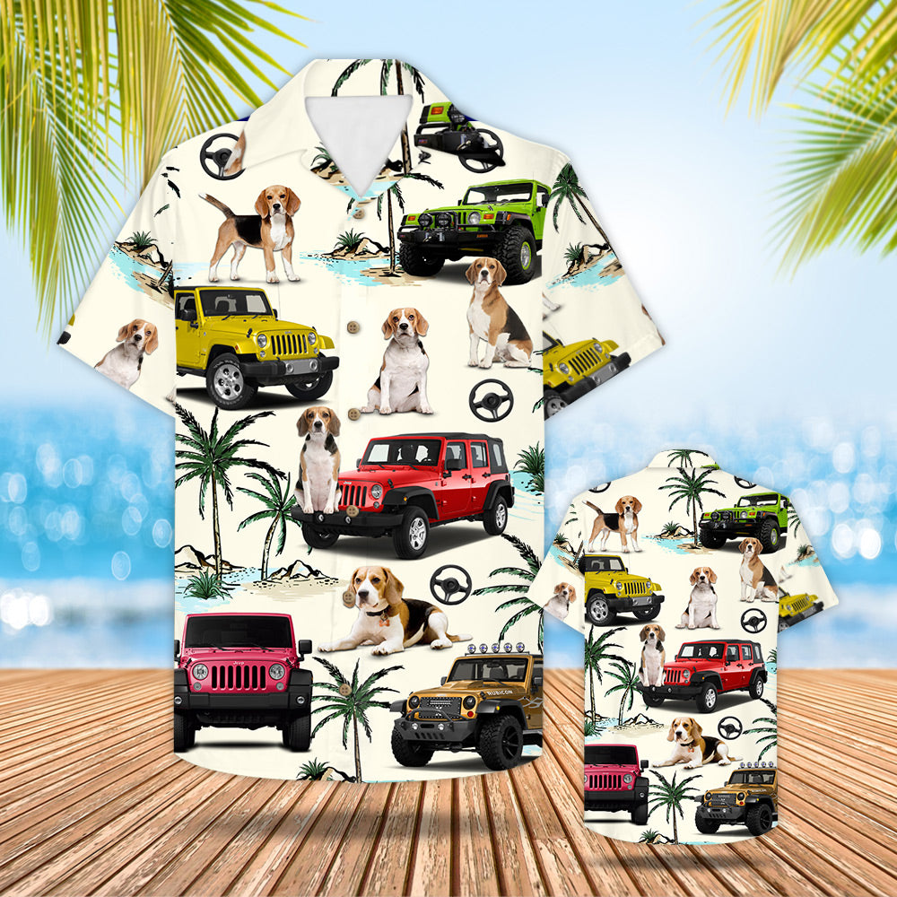 Jeep Beagle Hawaii Shirt Gift For Trips And Pattern Trna Ha45824