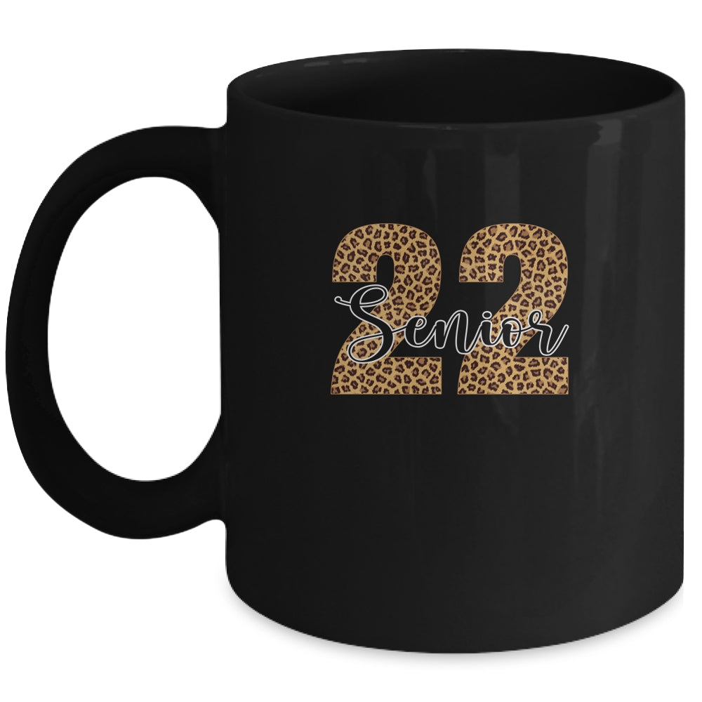 Senior Class Of 2022 Grad 22′ Leopard Cheetah Print Mug