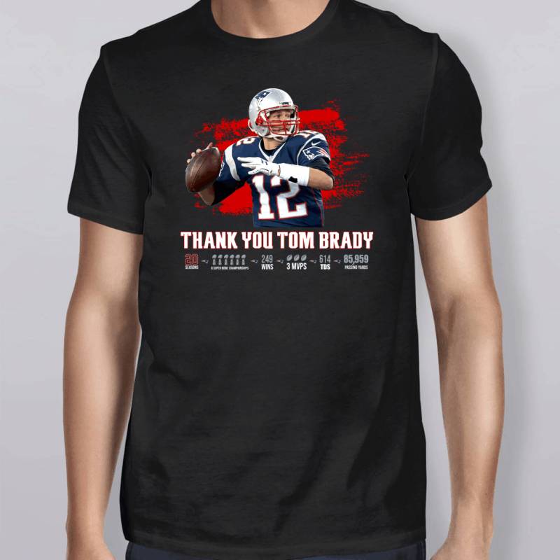 Thank You Tom Brady New England Patriots Shirt