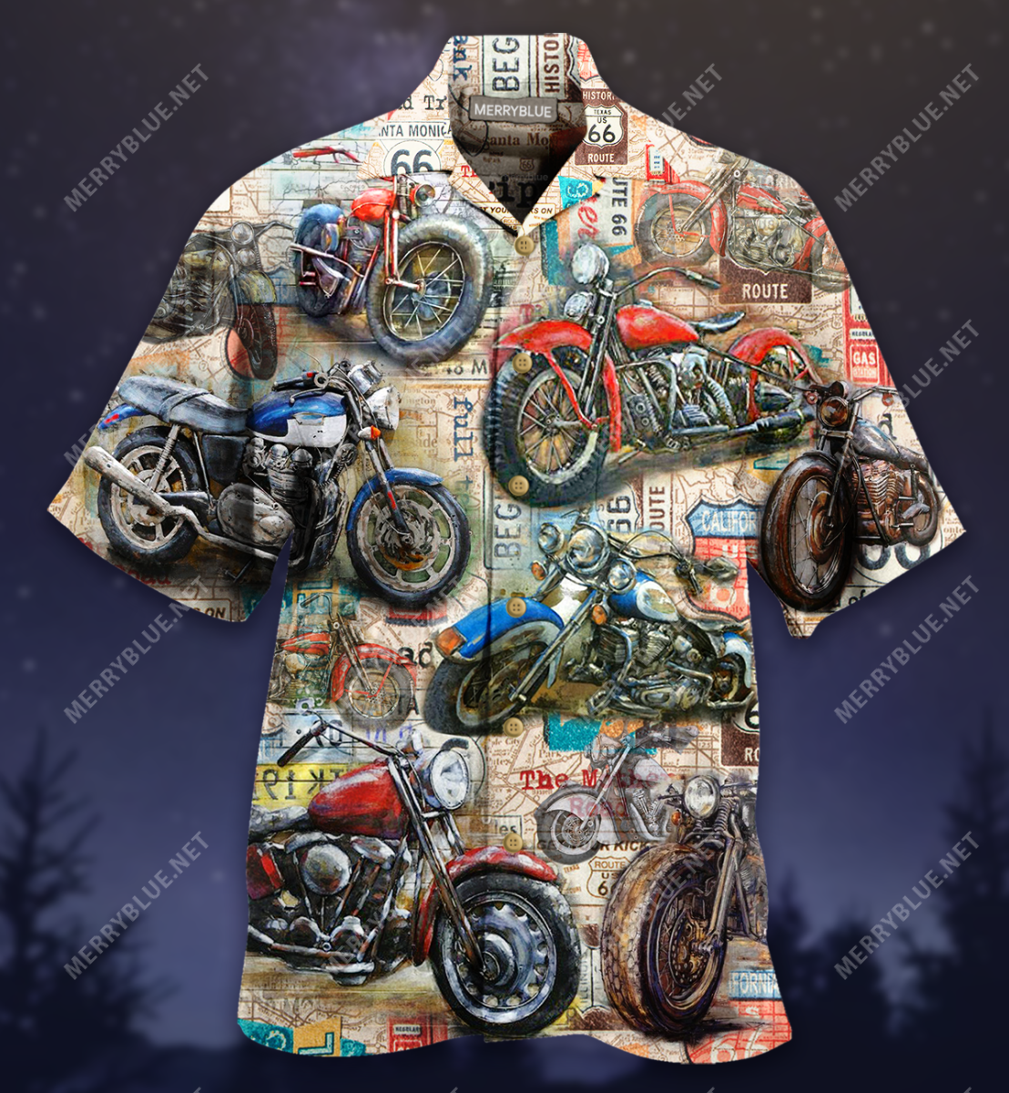 Motorcycles Life Is A Journey Enjoy The Ride Unisex Hawaii Shirt Ha29110