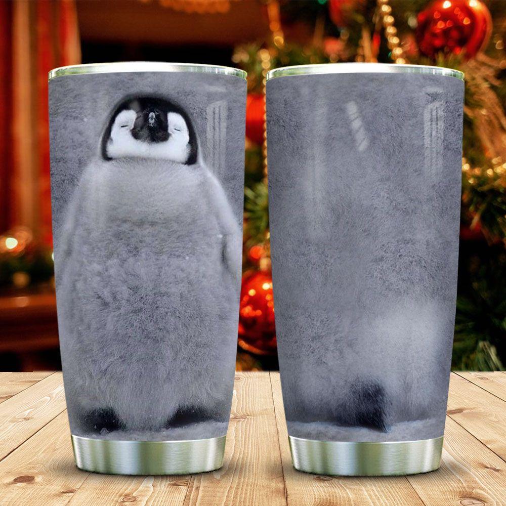 Penguin Hair   Stainless Steel Tumbler