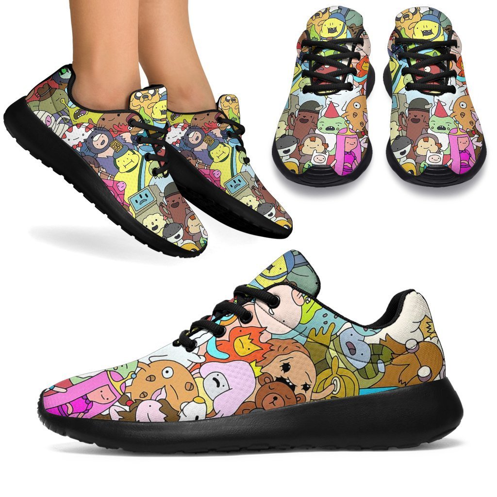 Adventure Time Sneakers Sporty Shoes Funny Gift Idea Pt19