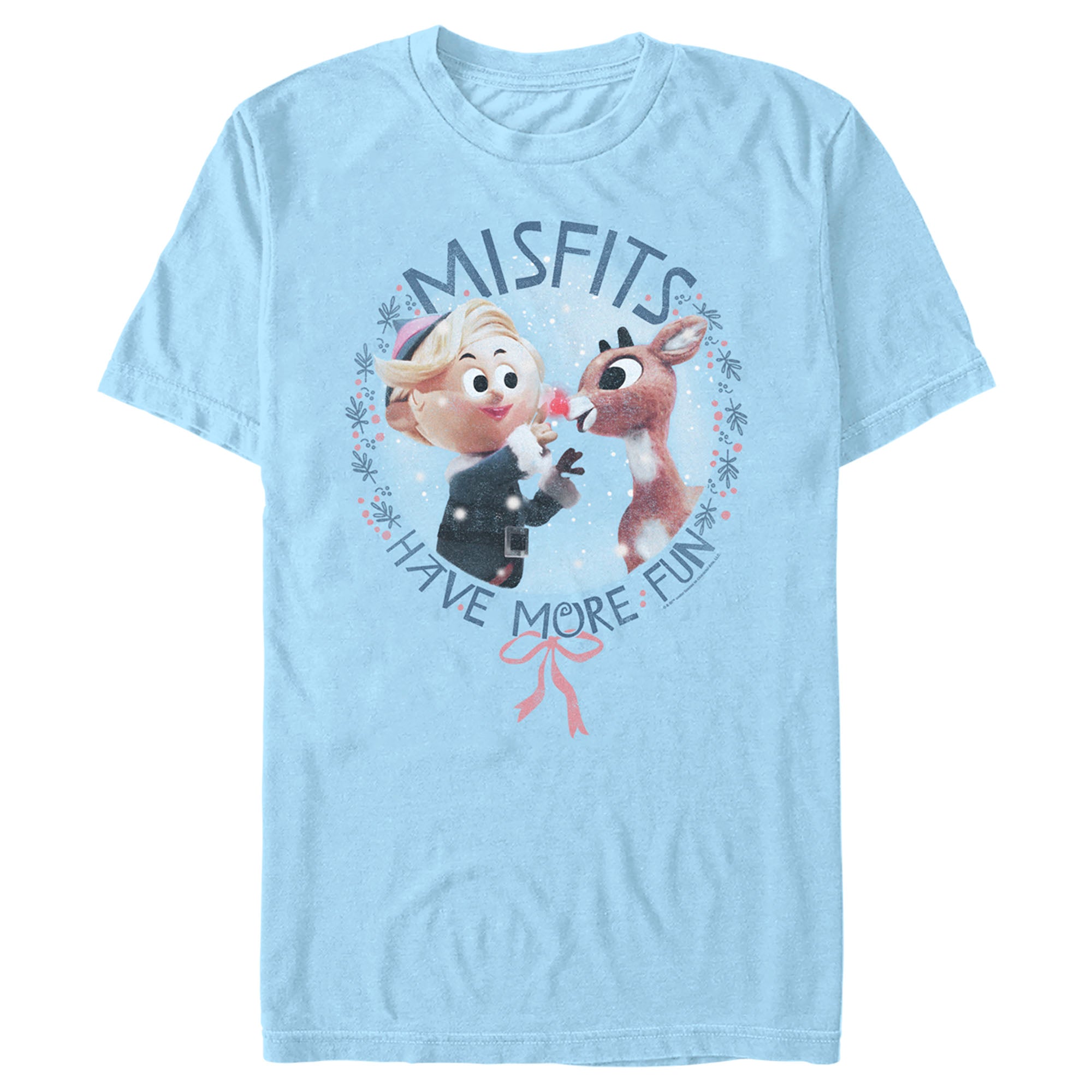 Rudolph The Red-Nosed Reindeer Men’S Misfits Have More Fun  T-Shirt