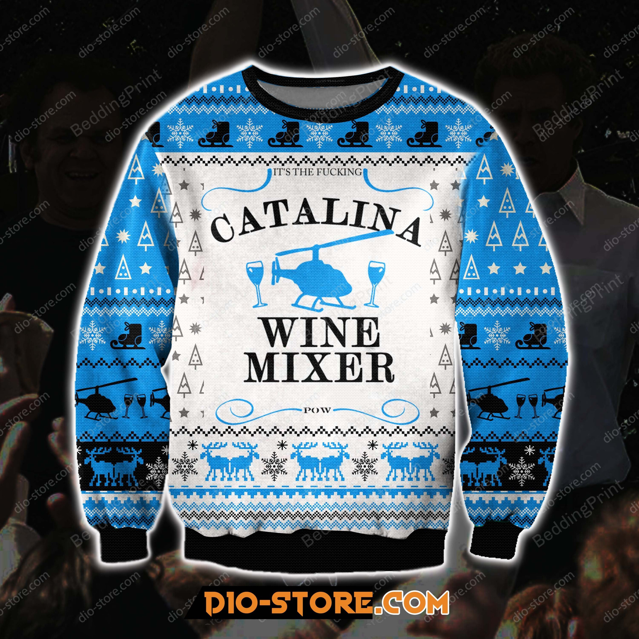 Step Brothers Catalina Wine Mixer For Unisex Ugly Christmas Sweater, All Over Print Sweatshirt