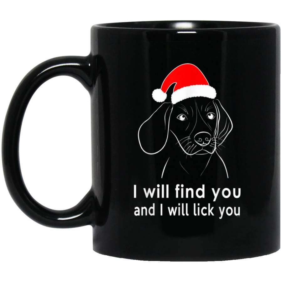 Beagle lovers ugly christmas gift  11 oz 15 oz Mug Black