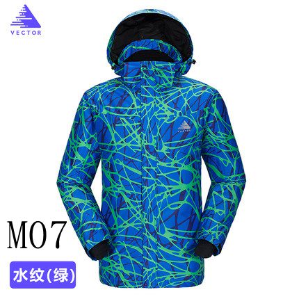 VECTOR Men Ski Jacket Thick Warm Snow Coat Hood Outdoor Sport Winter Suits Waterproof Skiing Snowboard Windproof Clothing alx