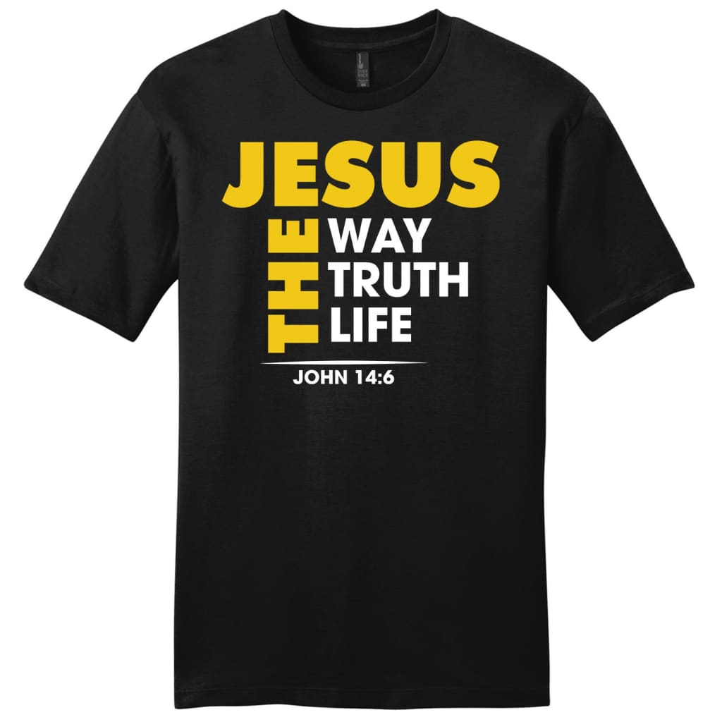 Jesus The Way The Truth And The Life John 14:6 Mens Christian T-Shirt