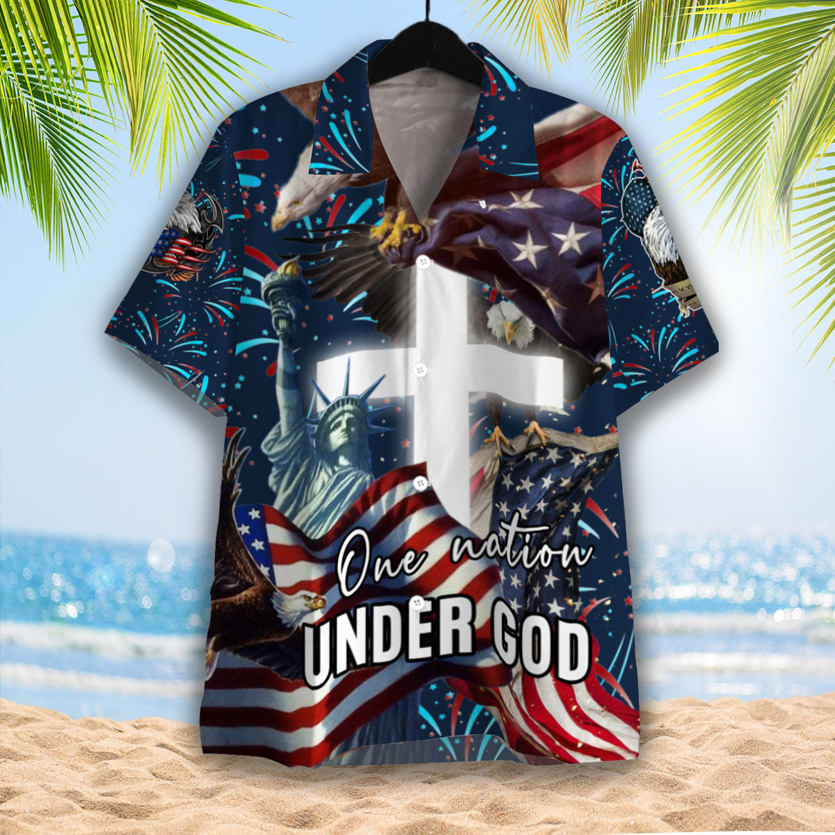 Jesus One Nation Under God Hawaii Shirt For Men And Women Ha26750