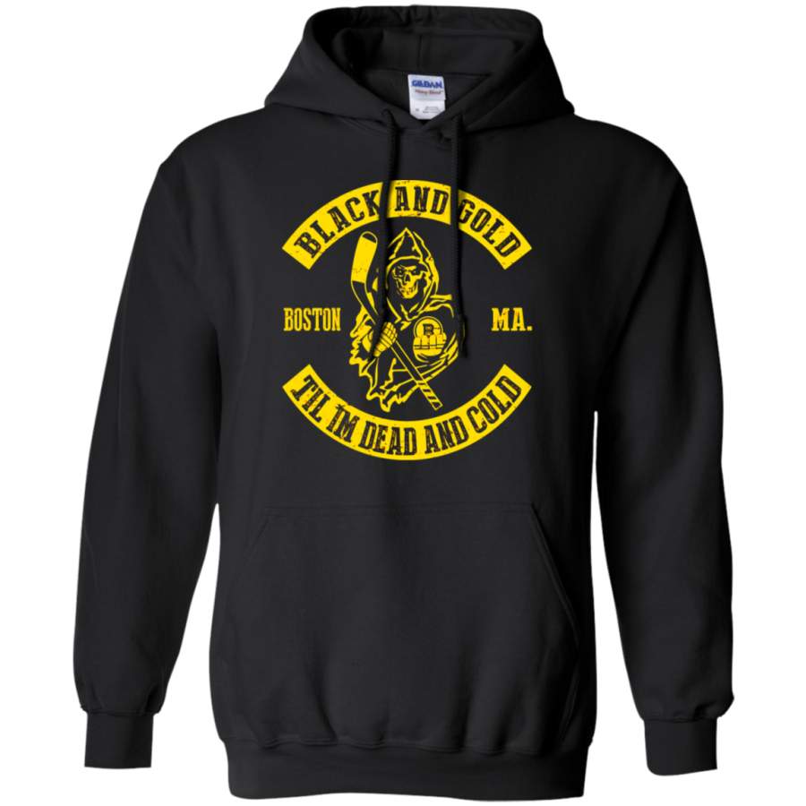 AGR Black And Gold Boston Bruins Hockey Hoodie