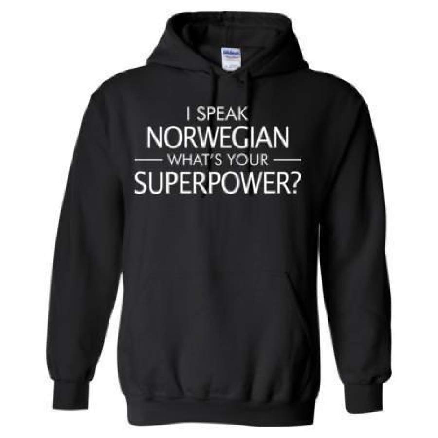 AGR I Speak Norwegian What’s Your Superpower – Heavy Blend™ Hooded Sweatshirt