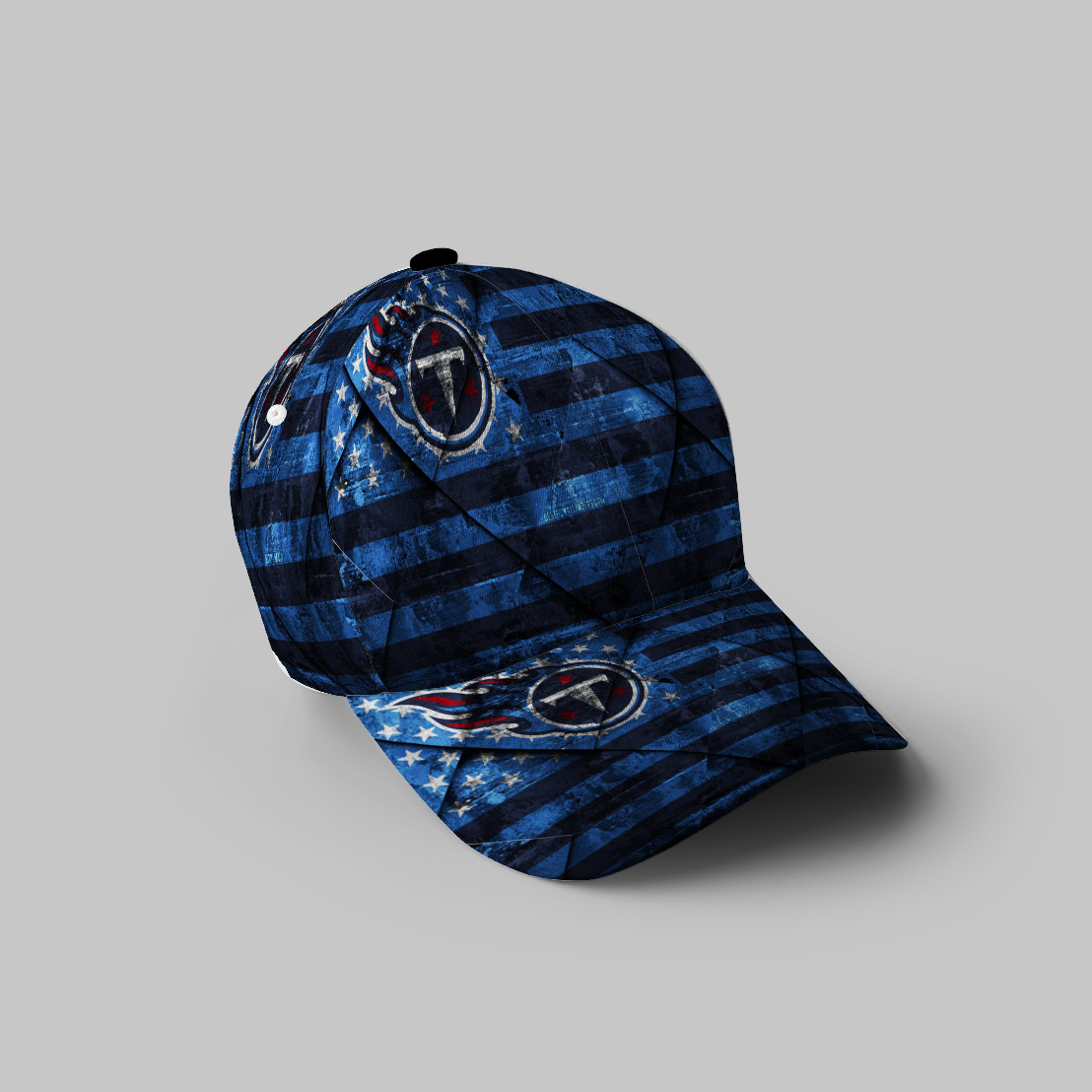 Tennessee Titans American Flag V13 3D Printing Baseball Cap Classic Hat