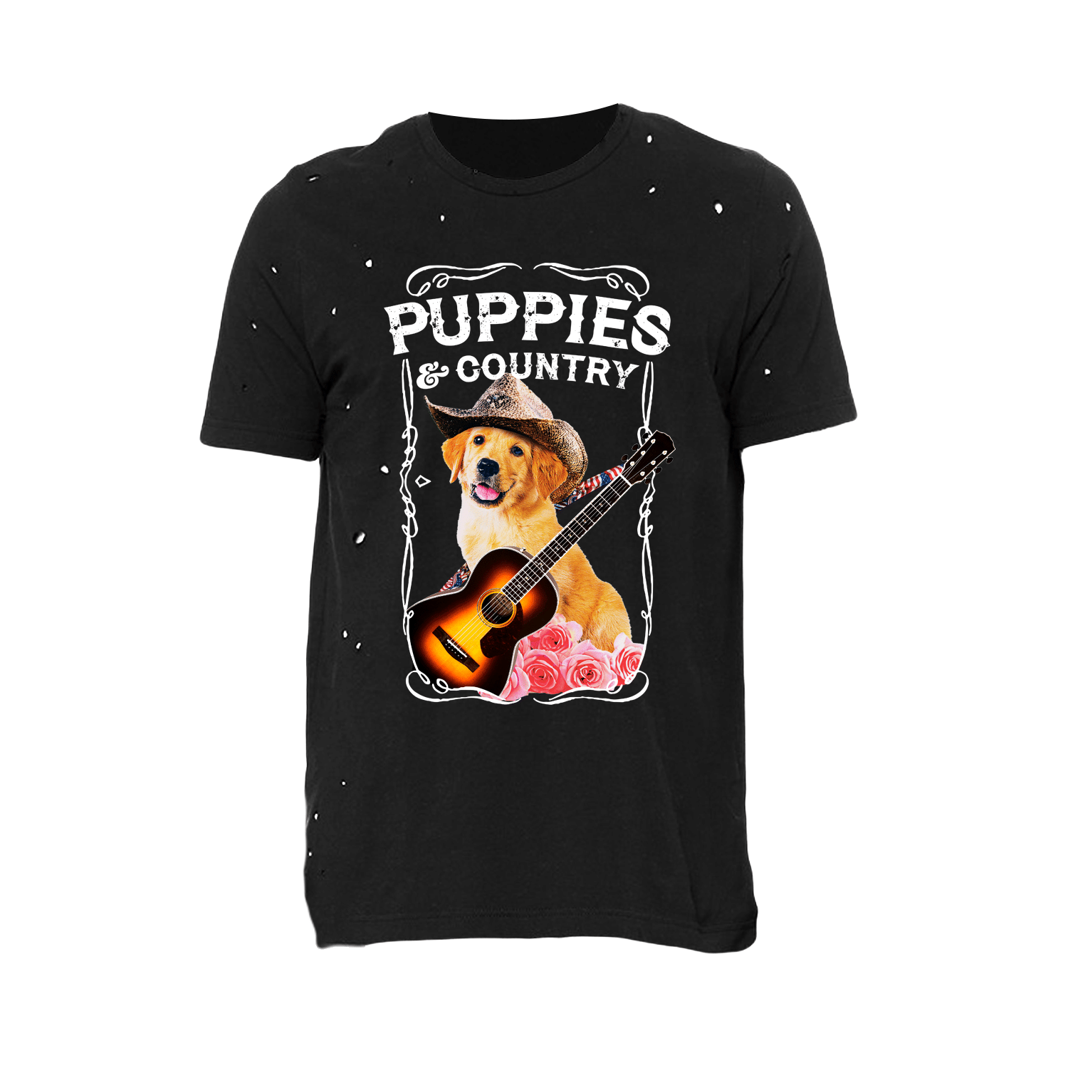 Puppies Country Uni Sex Shirt