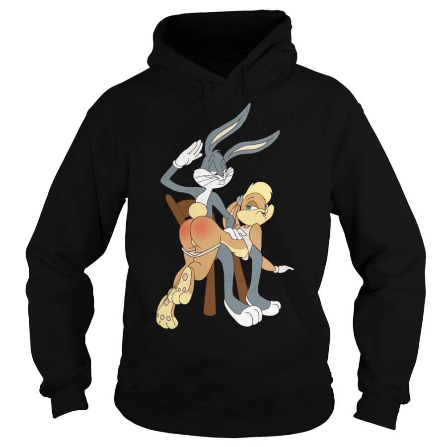 Naughty Bugs Lola Bunny Butt Slap Rabbit Hoodie