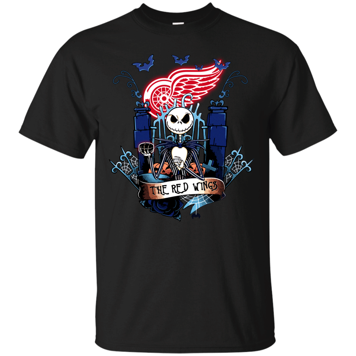 Check out this awesome Detroit Red Wings Halloween The Nightmare Before Christmas Shirts