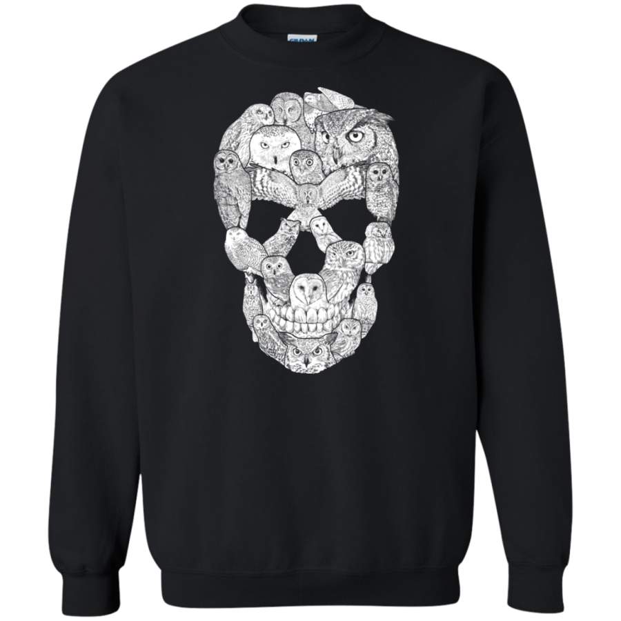 AGR Sketchy Owl Skull T-Shirt & Hoodie, Sweatshirt