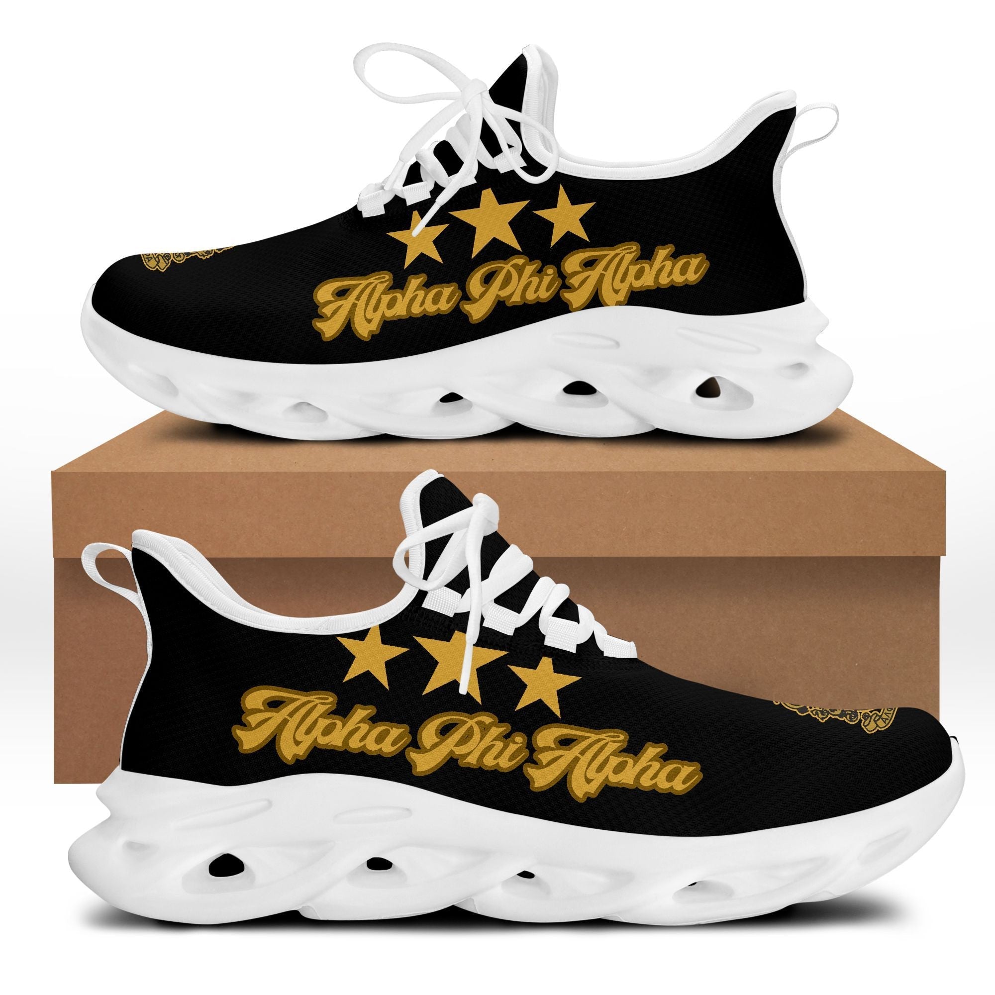 Wonder Print Footwear – Alpha Phi Alpha Clunky Sneakers Lt10