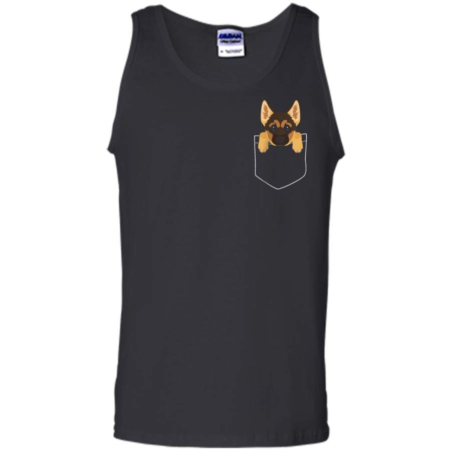 Pocket German Shepherd Puppy! Cute Dog Lover  Tank Top