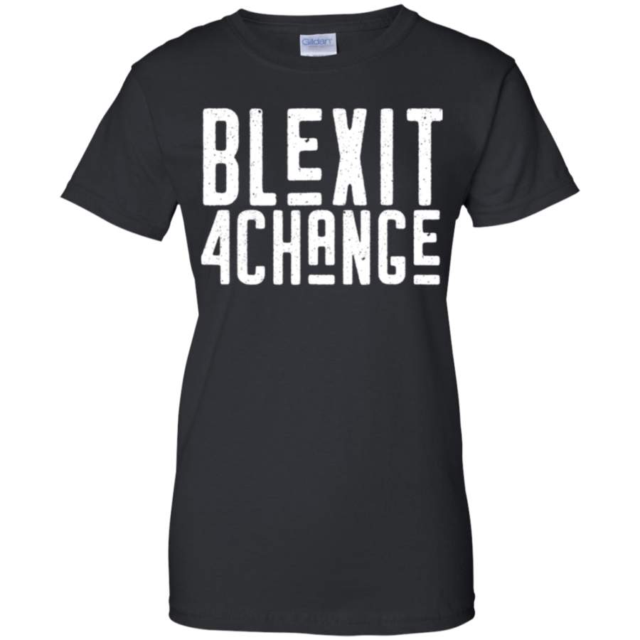 AGR Blexit 4 Change T-Shirt for Black American Voters #BLEXIT ladies shirt