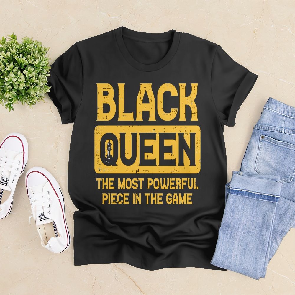 Black Queen Chess Black History Pride Blm African Women Gift Gs1013714Od T Shirts Unisex T-Shirt