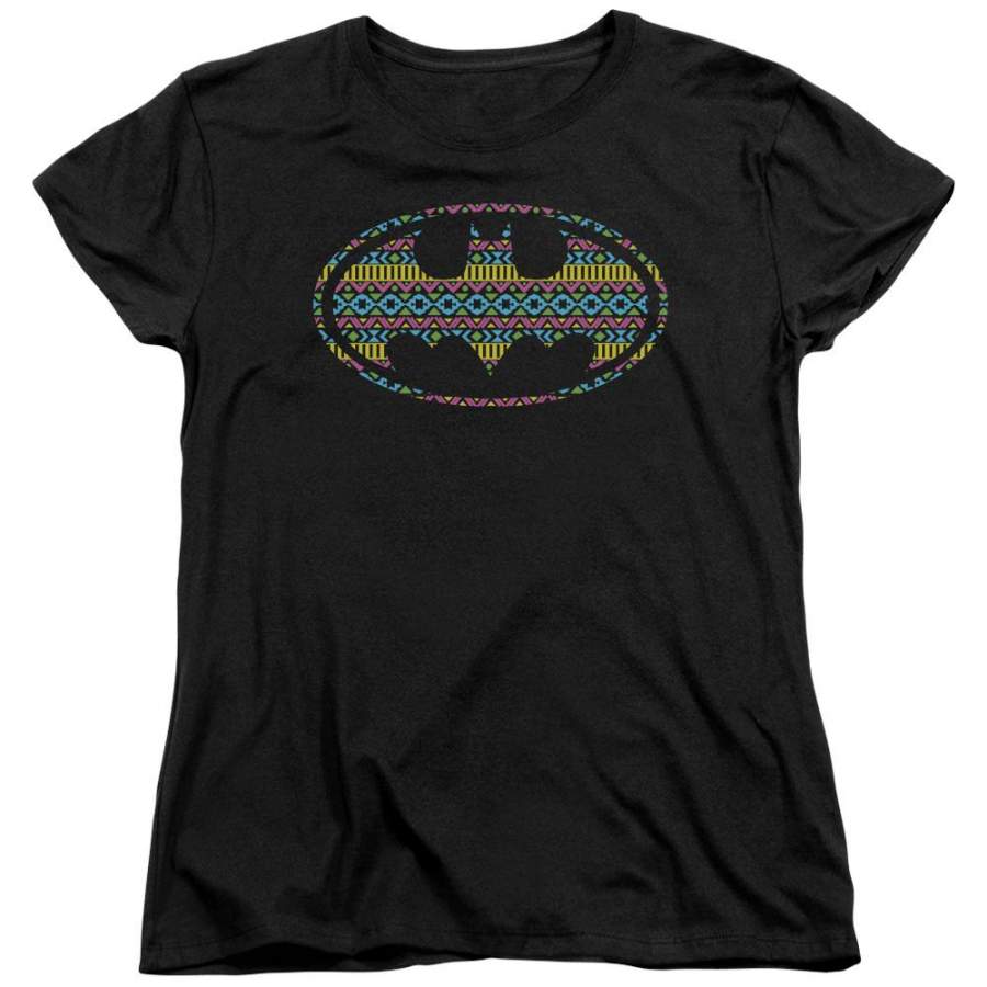 Batman – Aztec Signal Short Sleeve Women’s Tee