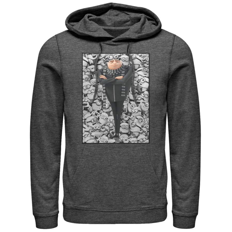 Despicable Me Men’s Gru Montage  Lightweight Hoodie