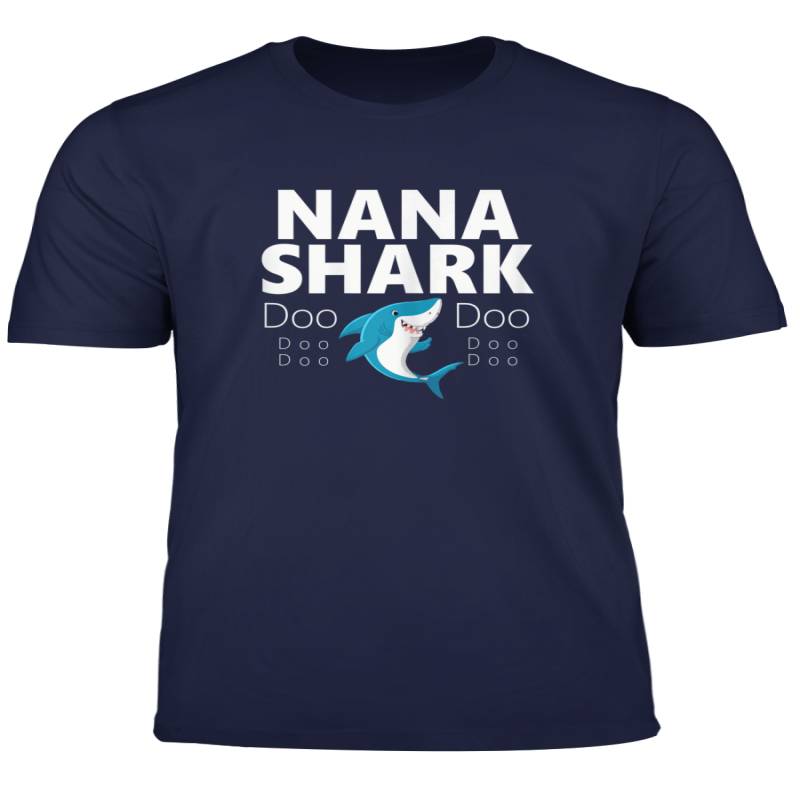 Womens Nana Shark Doo Doo Gift T Shirt