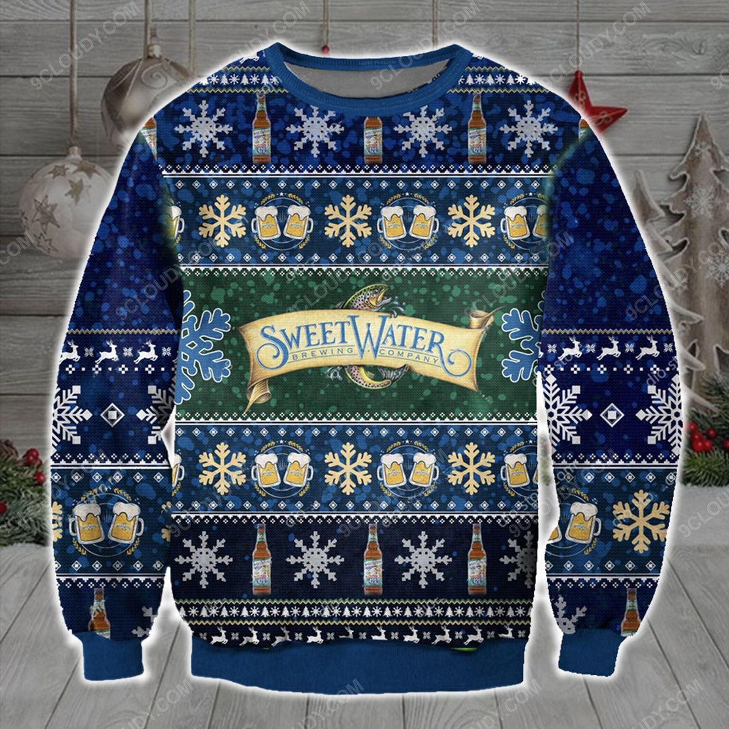 Sweetwater Brewing Company Ugly Christmas Sweater 2021 Shirt For Women Men Couple Family Funny Cute