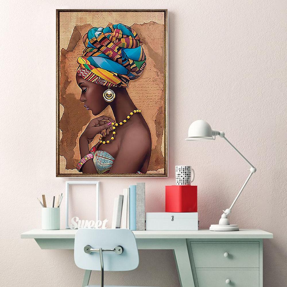 South Africa Canvas Prints Graphic Black History Month Poster Print African Queen Black Men Pretty Canvas Home Decoration