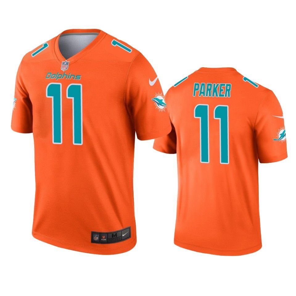 Dolphins Devante Parker 2019 Inverted Legend Orange Jersey