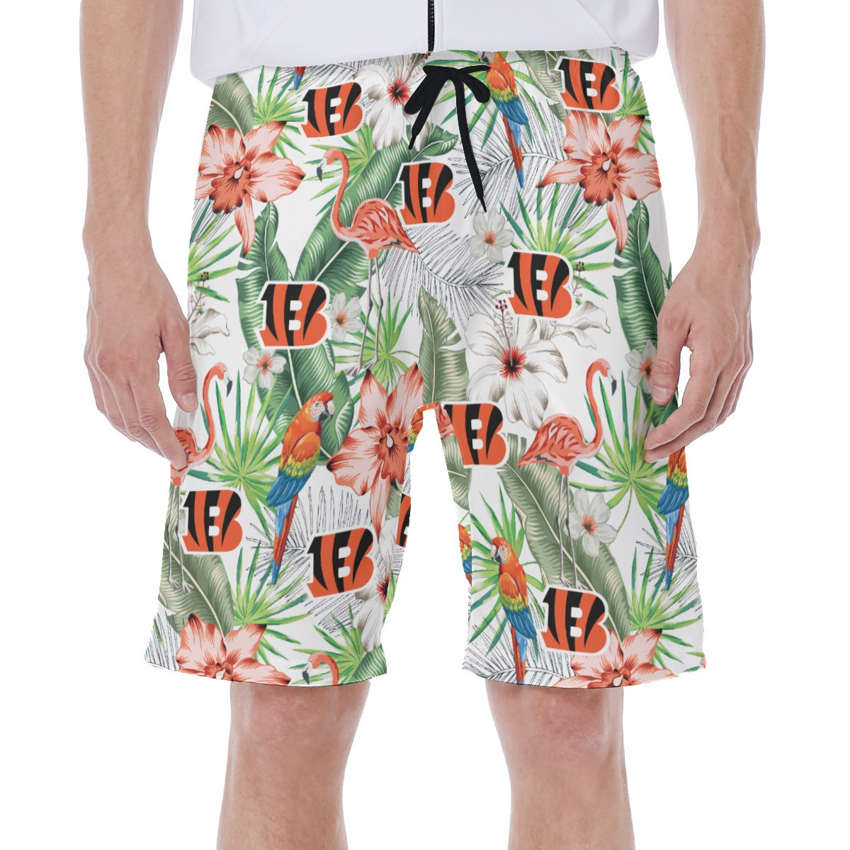 Bengals Tropical Forest Hawaii Shorts Summer Men Ha38525