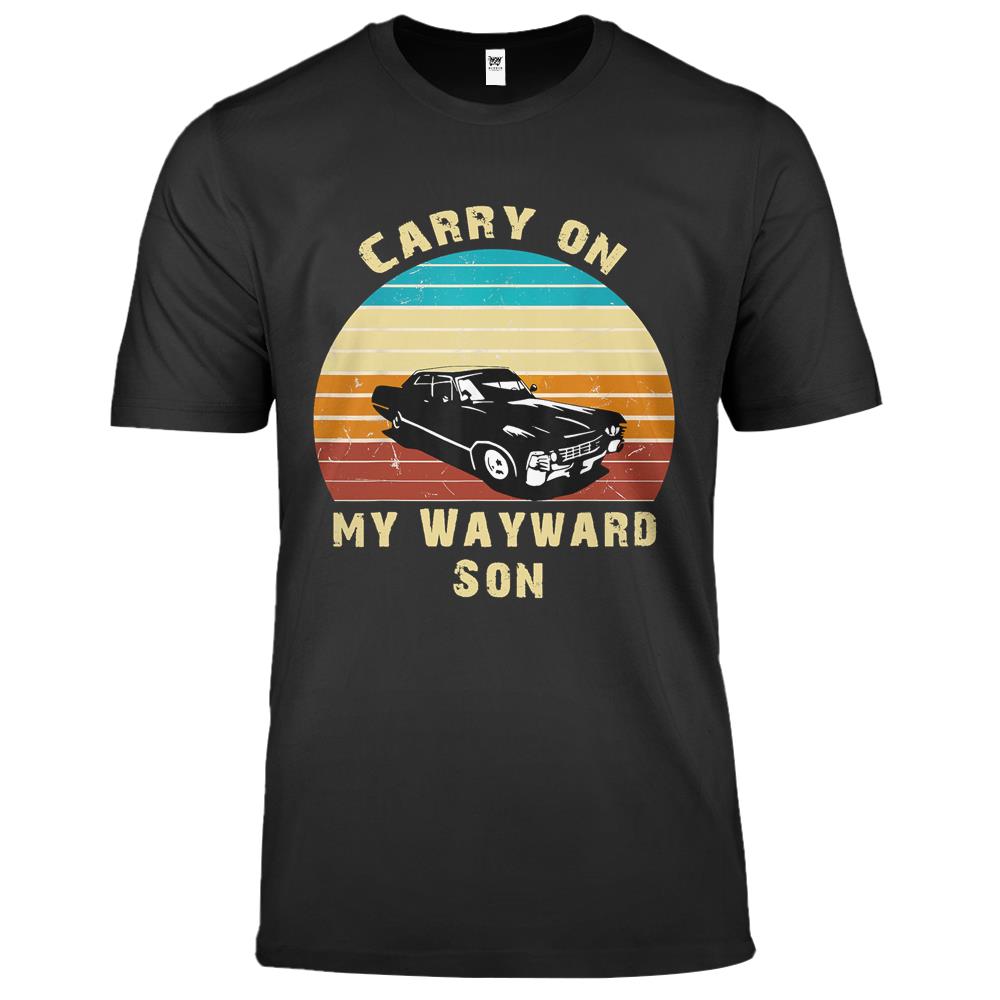 Carry On My Wayward Son Vintage Premium T Shirts