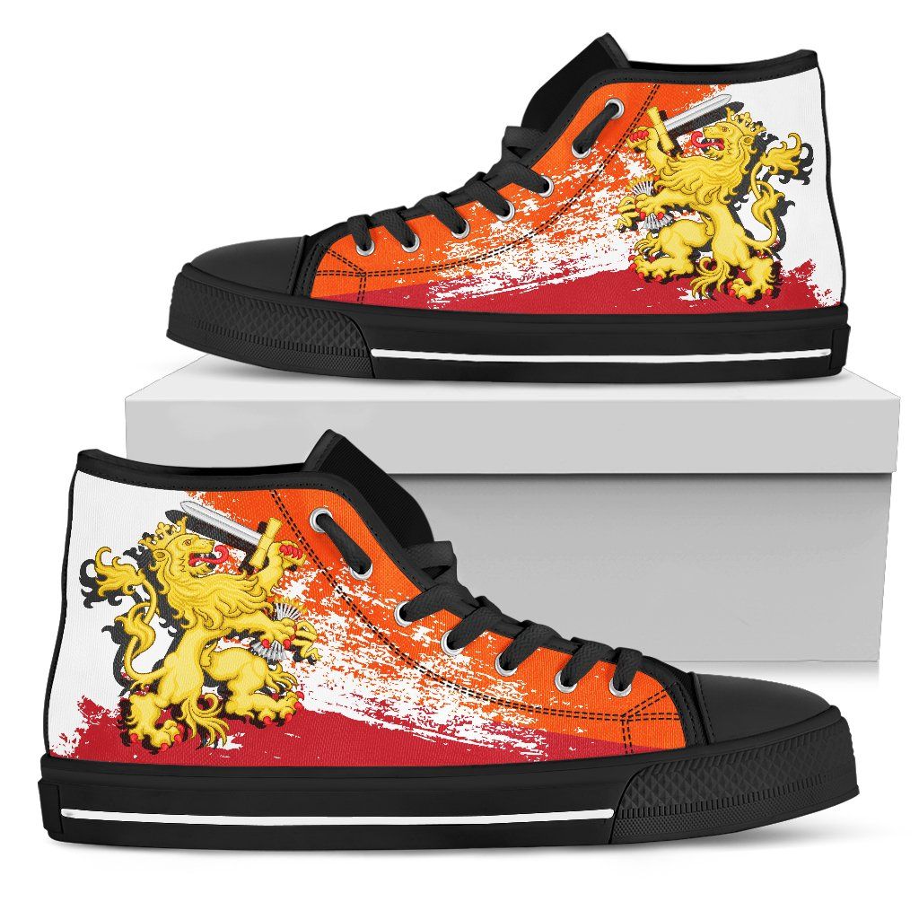 (Holland) Netherlands Lion Special High Top Shoes A7