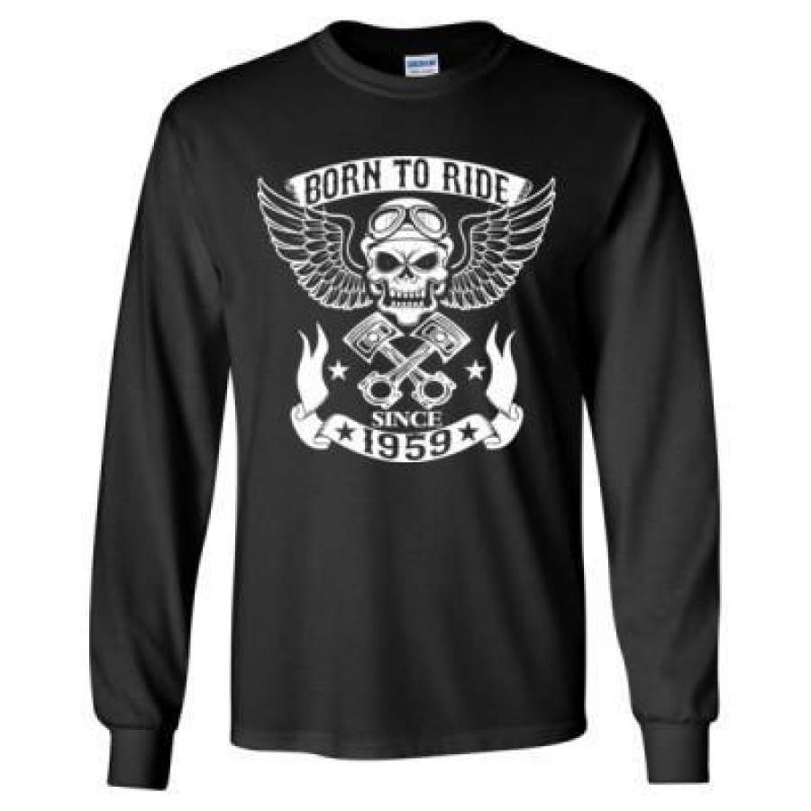 AGR Born To Ride Since 1959 – Long Sleeve T-Shirt