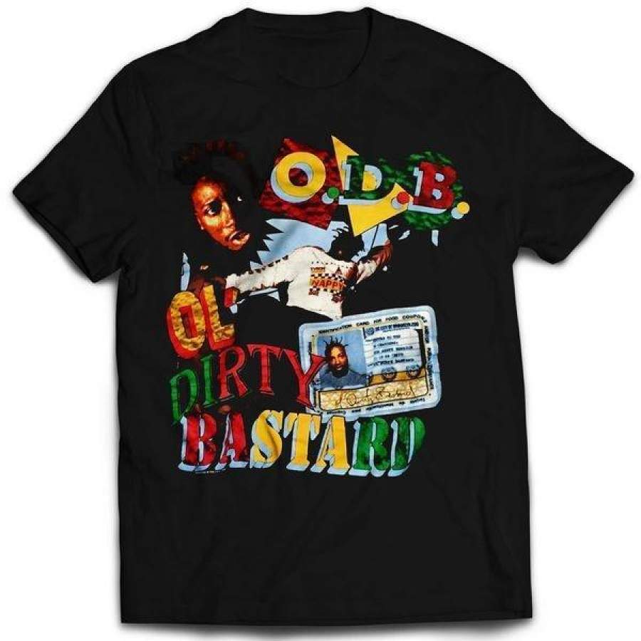 Vintage Style Ol’ Dirty Bastard Rap Hip Hop Unisex Men’s T-shirt