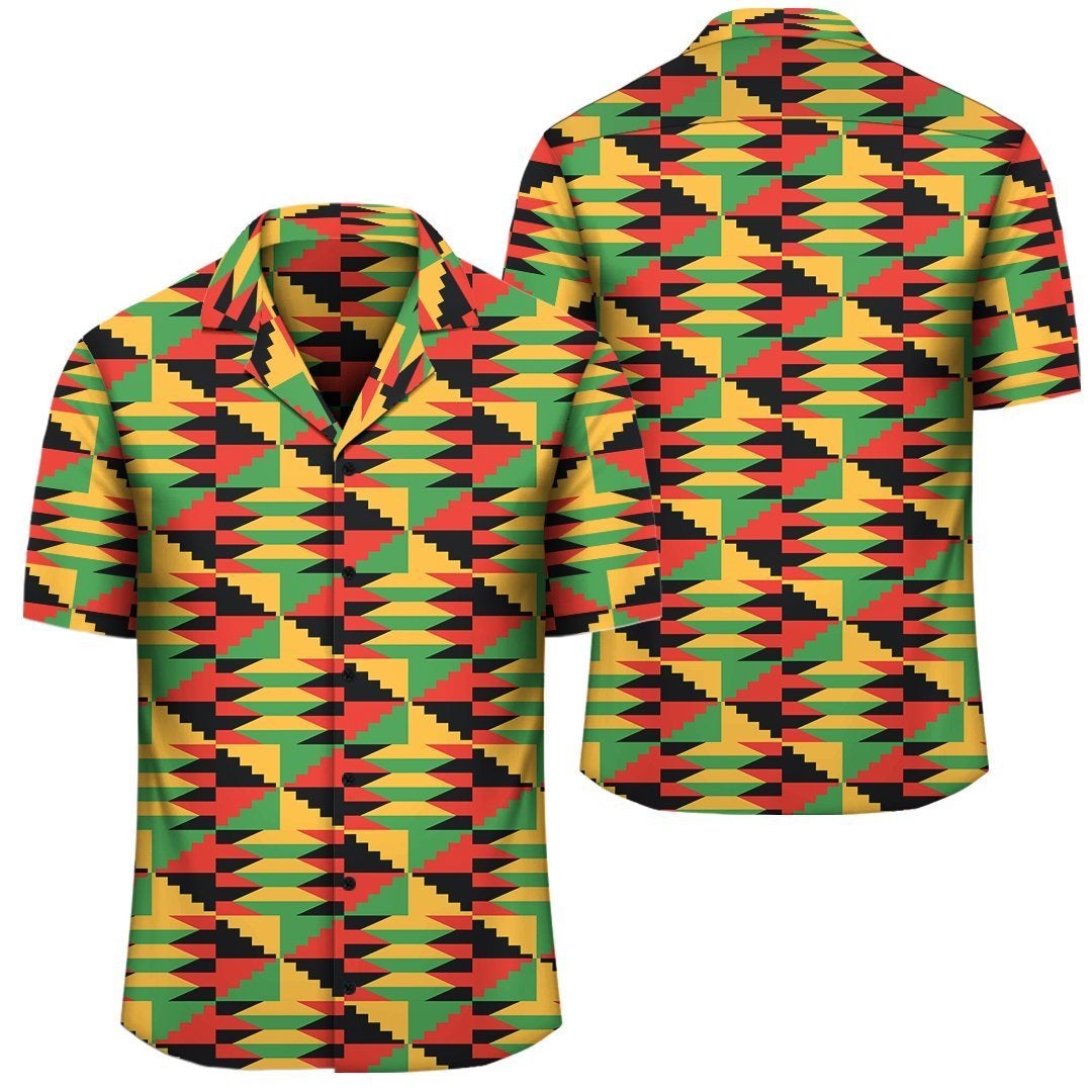 Africa Hawaiian Shirt – Kente Hawaiian Shirt Kwanzaa Holiday