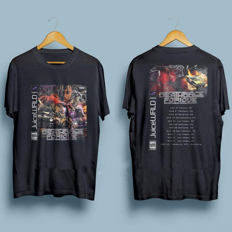 Juice WRLD 2019 Death Race For Love Tour 2019 Black T-Shirt