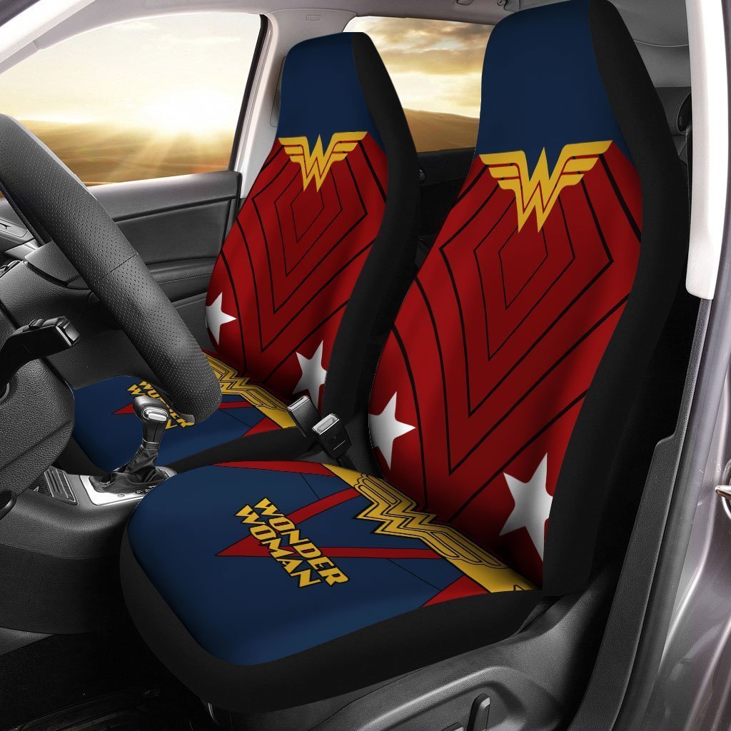 Wonder Woman Car Seat Covers Custom Car Interior Accessories