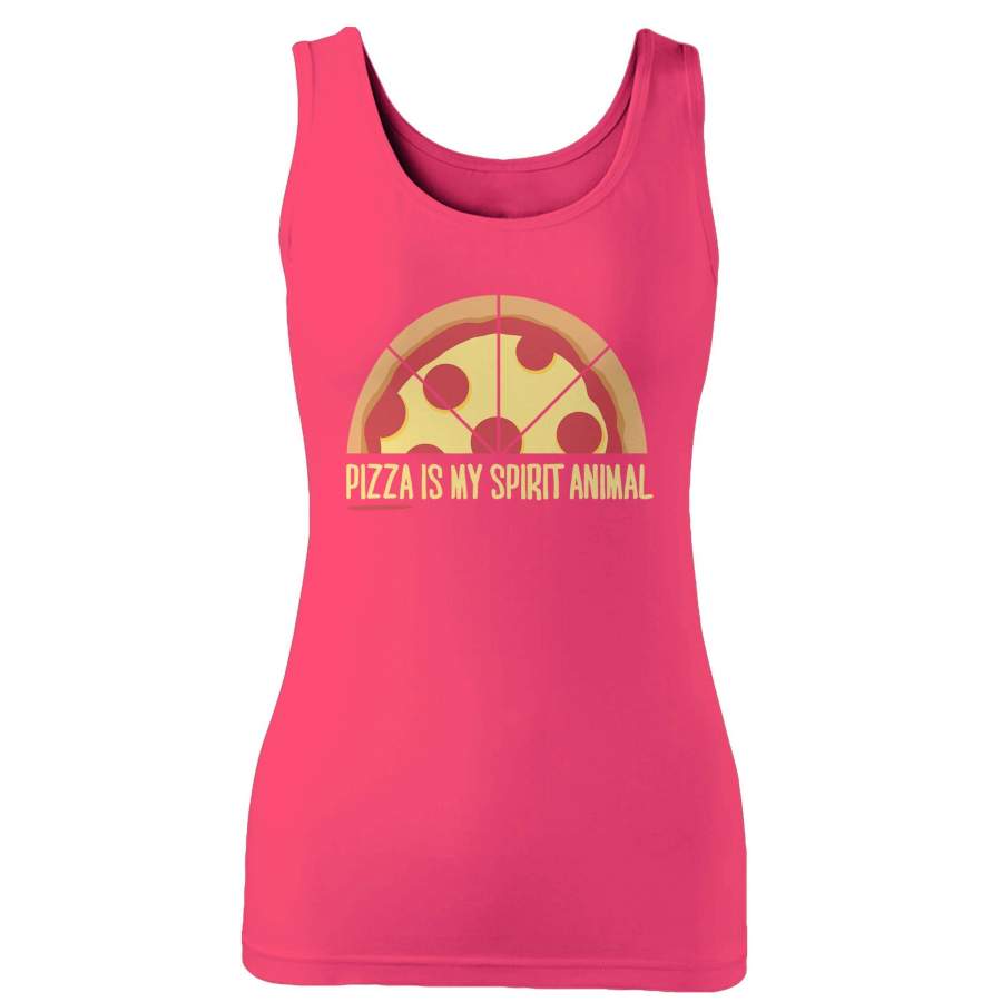 Pizza Is My Spirit Animal Woman’s Tank Top