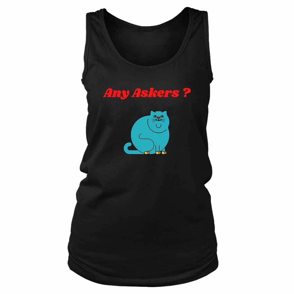 Any Askers Cute Cat Kitten Persuade Women’s Tank Top