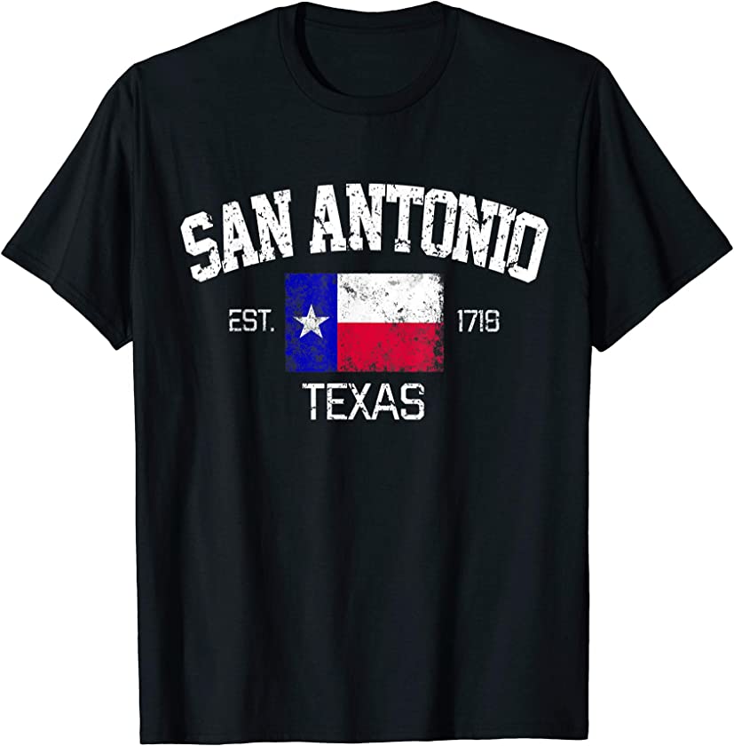 Vintage San Antonio Texas Est. 1718 Gift T-Shirt