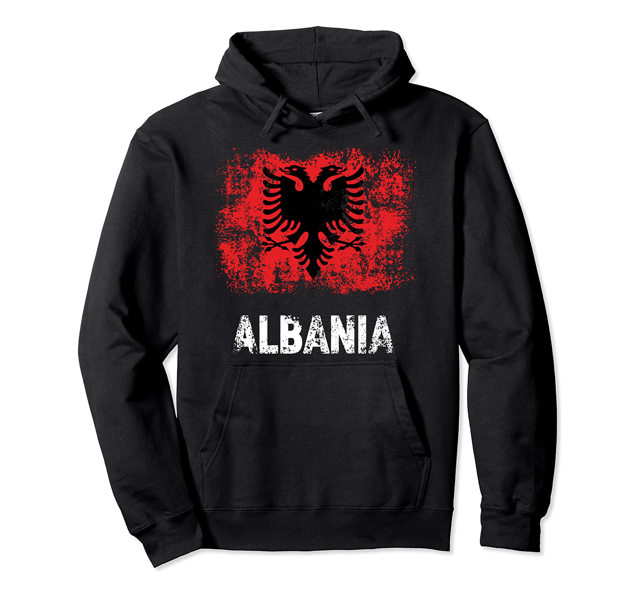 Albanian Patriot Gift Albania Independence Day Albanian Flag Pullover Hoodie